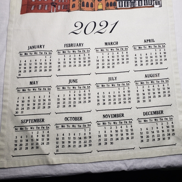 Two Colonial Williamsburg XL Tea Towels Wall Hanger Dowel - Picture 9 of 12